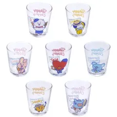 【中古】マグカップ・湯のみ 全7種セット にぎやかグラス 「一番くじ BT21 HAPPY CAMP!!」 I賞