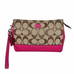 ■コーチ■ポーチ■小物入れ■コスメポーチ■シグネチャー■J0808