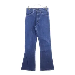Levi's (リーバイス) 80S VINTAGE 646 オレンジタブ 42TALON ジップフライ デニム フレアパンツ ベルボトム インディゴ