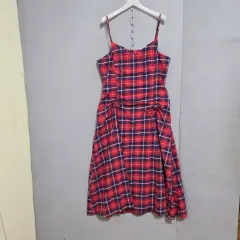 レッドチェック チュールリング 줄임紐あり ONE PIECE L n2312