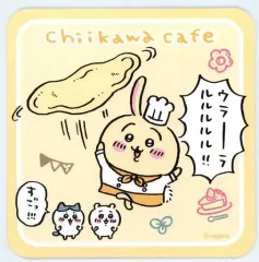 【中古】マグカップ・湯のみ うさぎ(コック) カフェオリジナルコースター 「ちいかわカフェ drink stand」 ドリンクメニュー注文特典