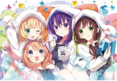 [중고] 쿠션 커버 · 베개 케이스 코코아 & 리제 & 치야 & 샤로 마쿠라 커버 [주문은 토끼입니까? BLOOM]