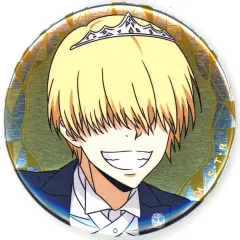 【中古】バッジ・ビンズ ベルフェゴール 「家庭教師ヒットマンREBORN! 描き下ろし 燕尾服ver. トレーディングメタリック缶バッジ」