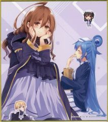 [중고] 종이 제품 4권(둔라 사중주 ~나마쿠라카르텟~) 커버 일러스트 미니 색종이 [추첨 당당 이 멋진 세계에 축복을! 10th anniversary 온라인 복권] D-4상