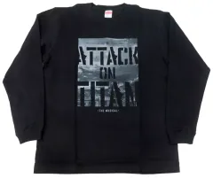 【中古】Tシャツ ロングTシャツ ブラック Lサイズ 「『進撃の巨人』-the Musical-」