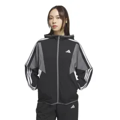 [アディダス] ジャージトップ チーム クロスジャッケト レディース KQD79 ブラック (JN9998) L [ブラック (JN9998)] [L]
