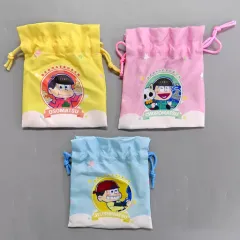 【中古】バッグ(キャラクター) 全3種セット 巾着 「おそ松さん in ナンジャタウン サテライト」 クレーン機景品