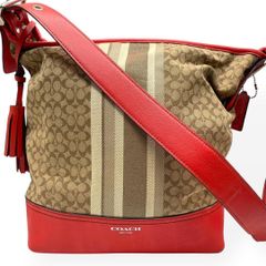 美品 希少 COACH コーチ ショルダーバッグ 斜め掛け パッチワーク