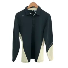 DESCENTE デサント ゴルフウェア M スペクタースムースストレッチ　長袖 切り替え 冬用  DGMUJB10   ブラック/ゴールドカラー メンズ / 240002232358のサムネイル