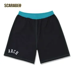 Arch college BB shorts【black】 アーチ バスケ ショーツ b124-129 アーチ バスケ ショーツ バスケットボール バスパン 男子 ウエア 大人 子供 Ｔシャツ バスケウエア XL