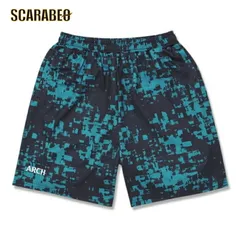 Arch grid faded shorts【deep ocean】 アーチ バスケ ショーツ アーチ バスケ  バスケットボール バスパン 男子 ウエア 大人 子供 Ｔシャツ バスケウエア  b125-110 XL