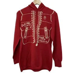 CastelbajacSport(カステルバジャックスポーツ) チュニック サイズ3 L レディース美品  - レッド×ベージュ 長袖/ニット