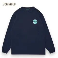 Arch leopard block logo L/S tee DRY ネイビー アーチ バスケ 長袖Tシャツ ロンT 吸汗速乾 軽量 ライフスタイル t325-134 XL