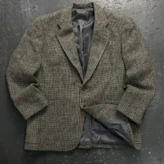 100 ハリーツイード ヘリンボーン ブレーザー ジャケット