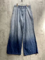 MONO-MART モノマート pt1090 ヴィンテージメイクタックフレアデニム パンツ sizeM/青 ■■メンズ