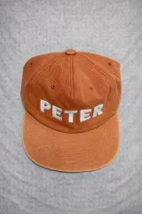 OS マイネームイズピーター 5-PANEL PETER CAP - ORANGE