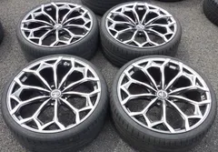 (D1523)AWタイヤ★30アルファード・ヴェルファイア■weds(ウェッズ)kranze(クレンツェ) Zildawn(ジルドーン) 384EVO／FALKEN AZENIS FK453【245/30ZR22】のサムネイル