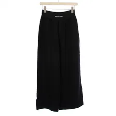 ビューティフルピープル beautiful people viscose gabardineelastic waist pants ビスコースギャバジンウエストパンツ ワイド イージー ウエストゴム ロゴ 36 黒 ブラック 1245105003 /BBのサムネイル