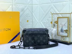 【値下げ中】 ルイヴィトン ショルダーバッグ 人気モデル 送料無料 メンズ モノグラムエクリプス ミニソフトトランク 小さめ 肩掛け 斜め掛け 鞄 かばん LOUIS VUITTON M44735 ブラック 黒