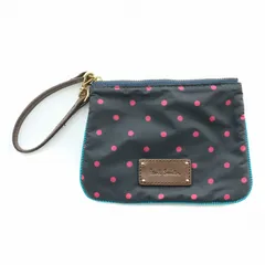 ポールスミス PAUL SMITH ポーチ 小物入れ ドット柄 レザーパッチ ロゴ 装飾 マルチカラー /BB ■GY18のサムネイル