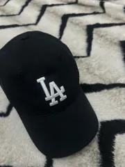 MLB LAドジャース ベースボールキャップ/ブラック