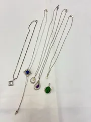 N【中古品】シルバー　アクセまとめ　刻印あり　ネックレス　トップ