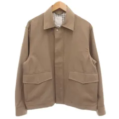 ビーミングバイビームス B:MING LIFE STORE by BEAMS 撥水 ツイル ブルゾン ジャケット 裏地チェック M ベージュ 92-18-0352-286 /GV
