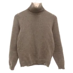 ザノーネ ZANONE ニット セーター 46 長袖 タートルネック イタリア製 ウール グレージュ /AE