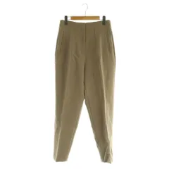 ザラ ZARA ハイウエストテーパードパンツ スラックス USA M ベージュ /MY ■OS