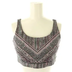 ルルレモン lululemon 総柄 トップス タンクトップ ヨガウェア ピンク マルチカラー /ES ■OS