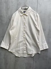 BURBERRY LONDON バーバリー ロンドン 七分袖 ノバチェック シャツ sizeM/アイボリー  ◇■レディース