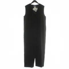 アンティカ antiqua パターントルソー patterntorso オールインワン サロペット ワイド Vネック F 黒 ブラック /XZ ■GY61