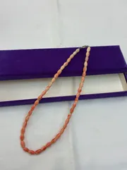 N 値下げ中【ヴィンテージ】珊瑚 ネックレス 桃珊瑚 赤珊瑚 おしゃれ おでかけ