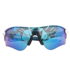 オークリー OAKLEY RADARLOCK スポーツサングラス アイウェア ロゴ金具 青 ブルー 白 ホワイト OO9206-5338 /FF