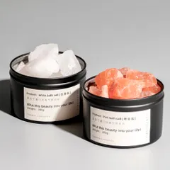 アロマストーン 天然石 おしゃれ 250g 幅8.5cm 洗える ストーンディフューザー 石だけ かわいい プレゼント ギフト 受け皿 無地 缶入り 持ち運び (ピンク) [ピンク]