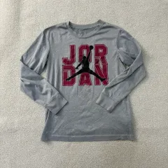 L ジョーダン ジュニア ドライフィット 長袖Tシャツ 0119T1