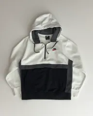 ナイキ クラブ ハーフジップアップ フーディー L