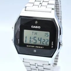CASIO カシオ A159W 限定 カットガラス Quartz クォーツ カット風防 デジタル Watch 腕時計 新品バッテリー