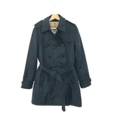 BURBERRY LONDON バーバリーロンドン 中綿トレンチコート サイズ:US6 裏地ノバチェック    ブラック レディース / 240001184124