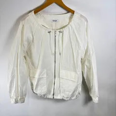 【美品】URBAN RESEARCH Sonny Label アーバンリサーチ ソニーレーベル ノーカラーギャザーブルゾン フリーサイズ オフ ホワイト LA45-27T400
