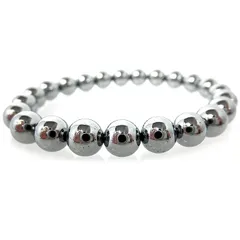 テラヘルツブレスレット【8mm／LLサイズ（内径19～20cm選択可能）】｜高純度テラヘルツ鉱石使用｜terahertz アクセサリー お守り