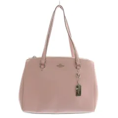 コーチ COACH スタントン キャリーオール ハンドバッグ ショルダー 2WAY レザー ロゴ シルバー金具 ピンク 36882 /XZ ■GY11