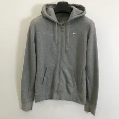 ナイキ ウィメンズ グレー フード ジップアップ レディース L