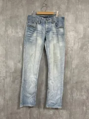 TOMY HILFIGER DENIM トミーヒフィルガー 希少 マーキー・ラモーン スタッズ付き スキニー デニムパンツ sizeサイズW30L32/水色 ■■ メンズ
