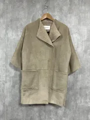 Spick & Span スピックアンドスパン ボア シンプル ノーカラー ジャケット ベージュ ◆■ レディース