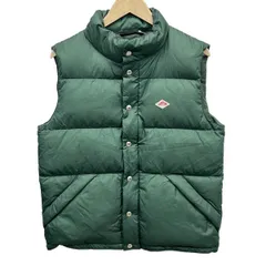 DANTON(ダントン) ダウンベスト サイズS レディース美品  - ダークグリーン 秋