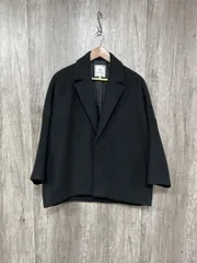 Rope Picnic ロペピクニック ビーバーコクーン ショート コート size38/黒 ◆■ レディース