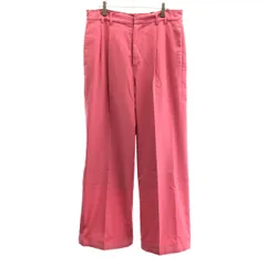 BED J.W. FORD ベッドフォード 25SS コットンシルク2タックワイドトラウザーパンツ  ピンク 1のサムネイル