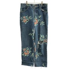BED J. W. FORD Flower Pattern denim - メルカリ