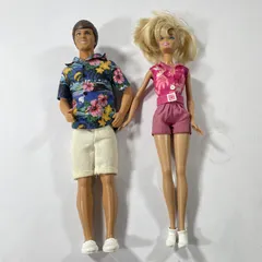 ★ トイストーリー3 ハワイアンバケーション  バービー&ケン 人形 2体 まとめ売り ドール フィギュア Barbie MATEL 箱なし 現状品